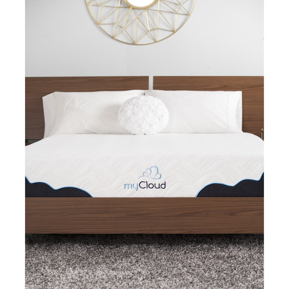 Materasso in memory foam gel myCloud Cumulus da 10 pollici Queen-size