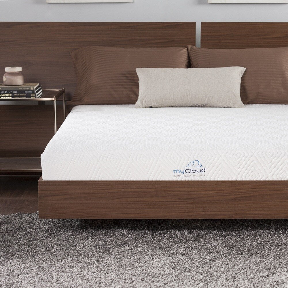Materasso in memory foam gel myCloud Stratus da 8 pollici Cal King-size - Multi