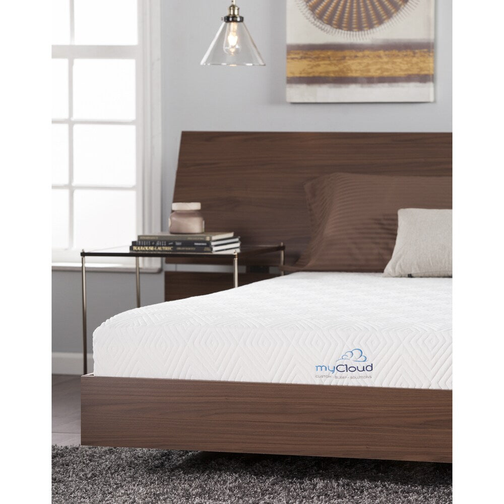 Materasso in memory foam gel myCloud Stratus da 8 pollici Cal King-size - Multi