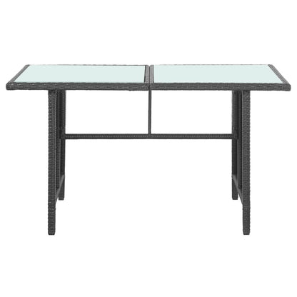 vidaXL Set da giardino con divano componibile e tavolo in rattan - 47,2 x 27,6 x 26