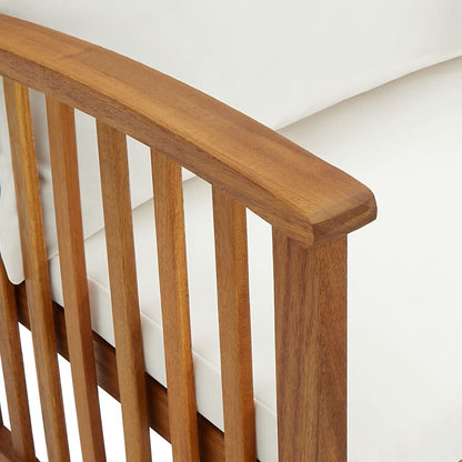 vidaXL Set da giardino 5 pezzi con cuscini in legno massello di acacia