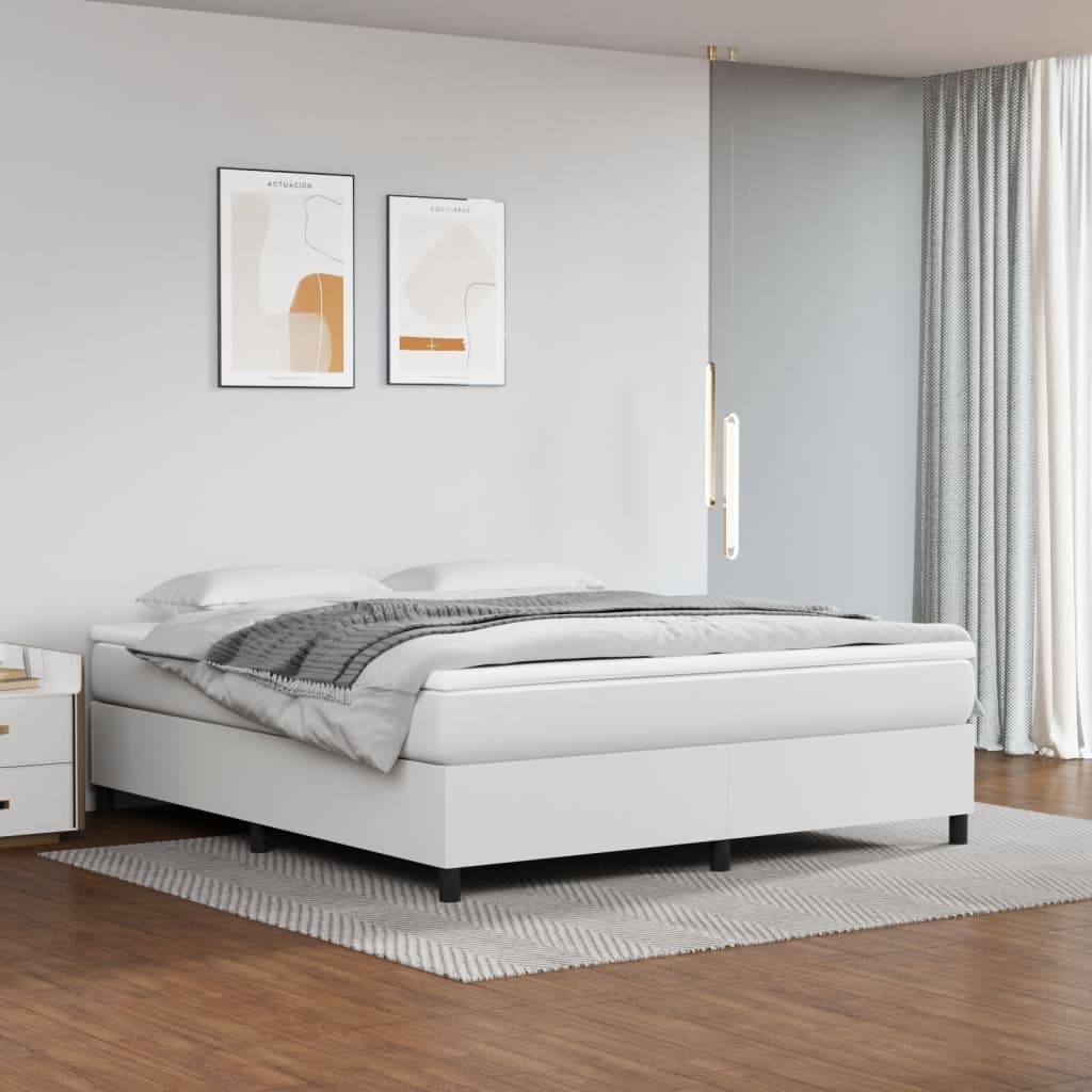vidaXL Struttura Letto Box Spring con Materasso per Camera da Letto in Similpelle