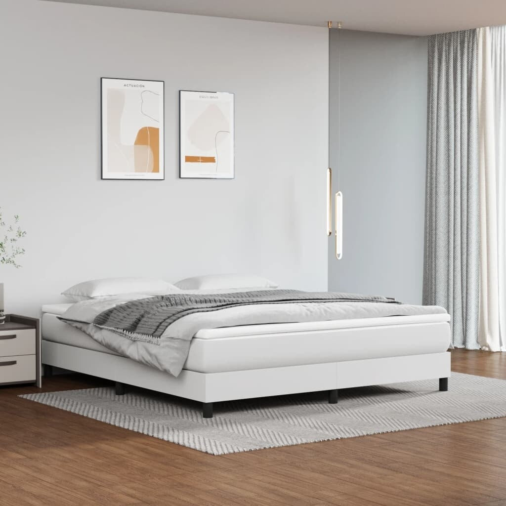 vidaXL Struttura Letto Box Spring con Materasso per Camera da Letto in Similpelle