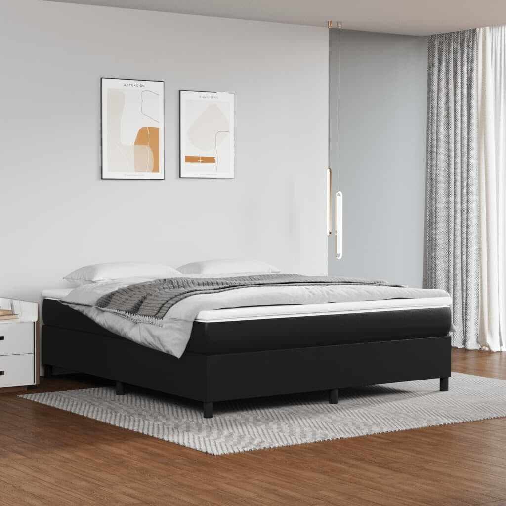 vidaXL Struttura Letto Box Spring con Materasso per Camera da Letto in Similpelle