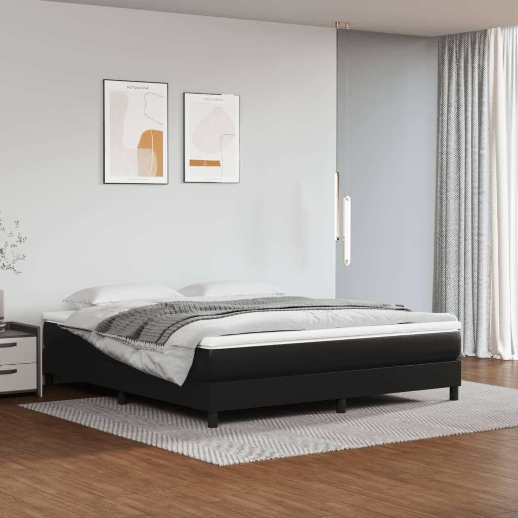 vidaXL Struttura Letto Box Spring con Materasso per Camera da Letto in Similpelle