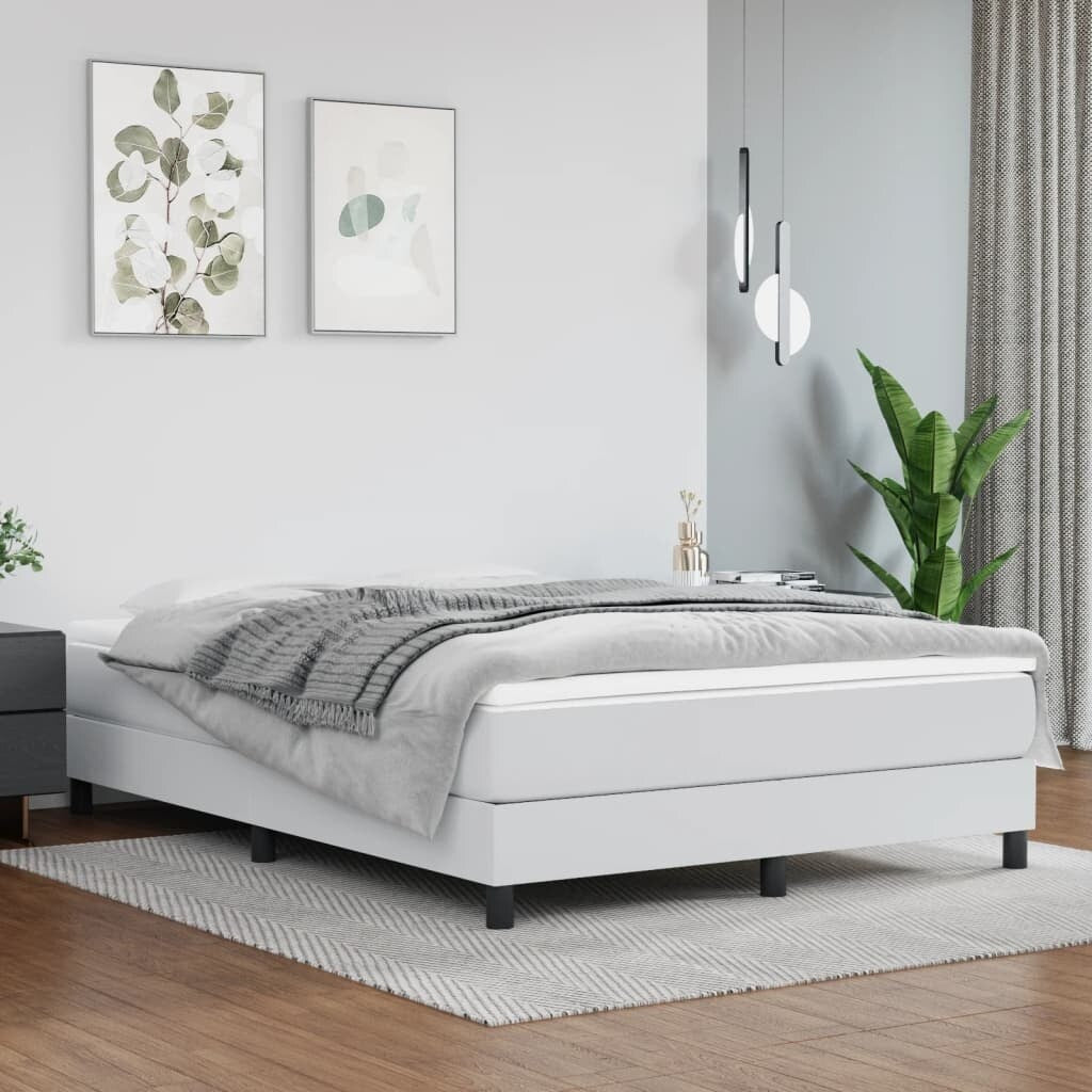 vidaXL Struttura Letto Box Spring con Materasso per Camera da Letto in Similpelle