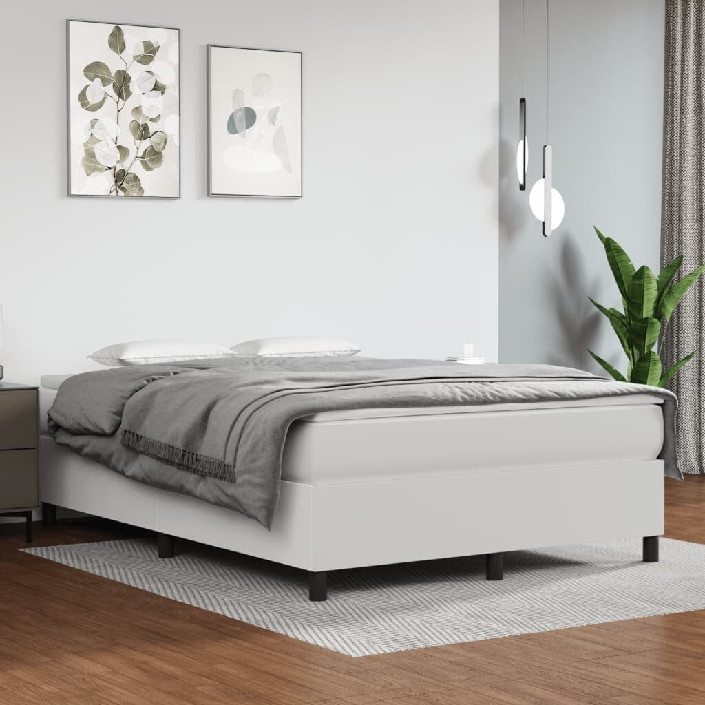 vidaXL Struttura Letto Box Spring con Materasso per Camera da Letto in Similpelle