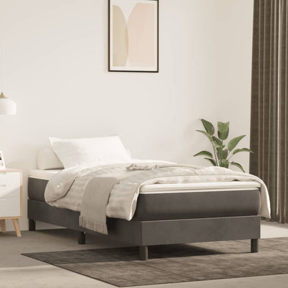 vidaXL Struttura Letto Box Spring Piattaforma Letto con Materasso per Camera da Letto Velluto