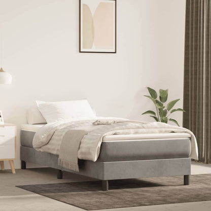 vidaXL Struttura Letto Box Spring Piattaforma Letto con Materasso per Camera da Letto Velluto