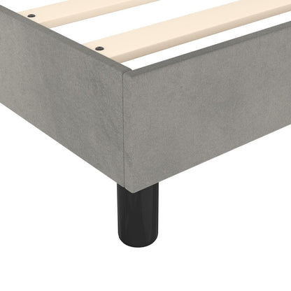 vidaXL Struttura Letto Box Spring Piattaforma Letto con Materasso per Camera da Letto Velluto