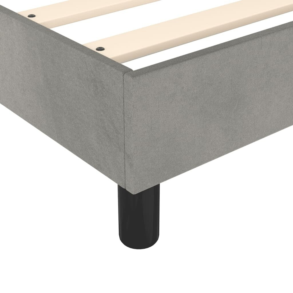 vidaXL Struttura Letto Box Spring Piattaforma Letto con Materasso per Camera da Letto Velluto