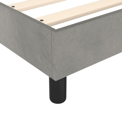 vidaXL Struttura Letto Box Spring Piattaforma Letto con Materasso per Camera da Letto Velluto