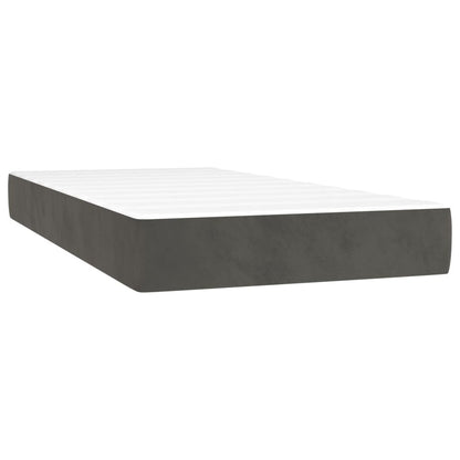 vidaXL Struttura Letto Box Spring Piattaforma Letto con Materasso per Camera da Letto Velluto
