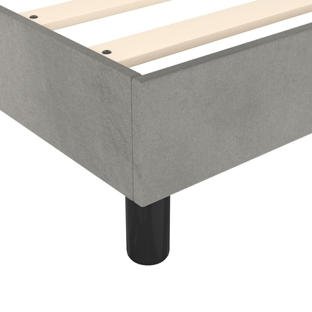vidaXL Struttura Letto Box Spring Piattaforma Letto con Materasso per Camera da Letto Velluto