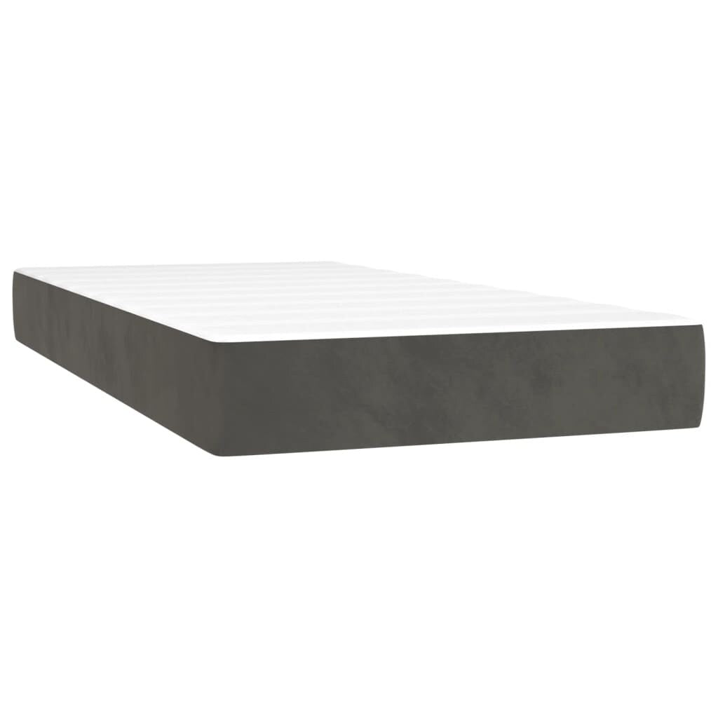 vidaXL Struttura Letto Box Spring Piattaforma Letto con Materasso per Camera da Letto Velluto
