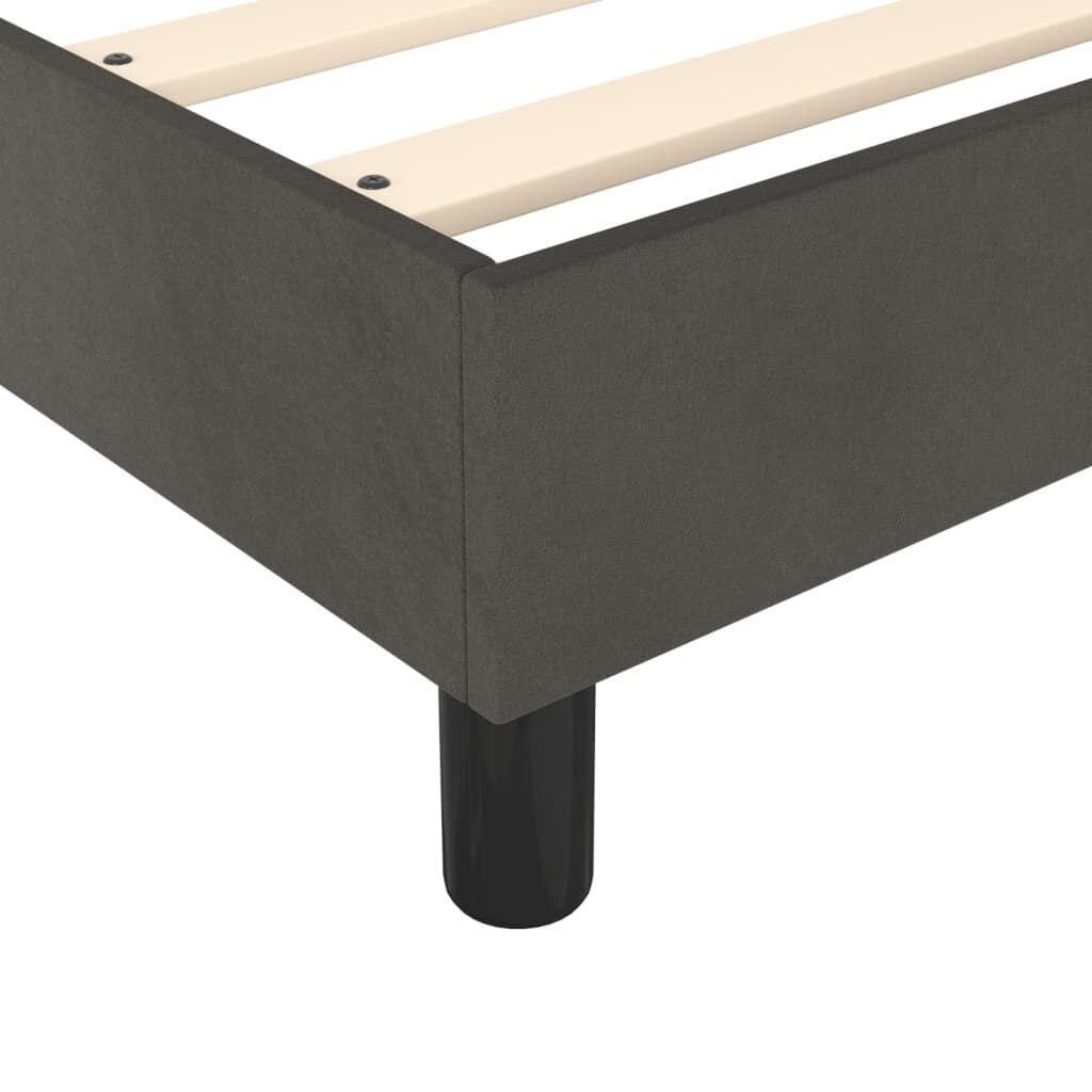 vidaXL Struttura Letto Box Spring Piattaforma Letto con Materasso per Camera da Letto Velluto