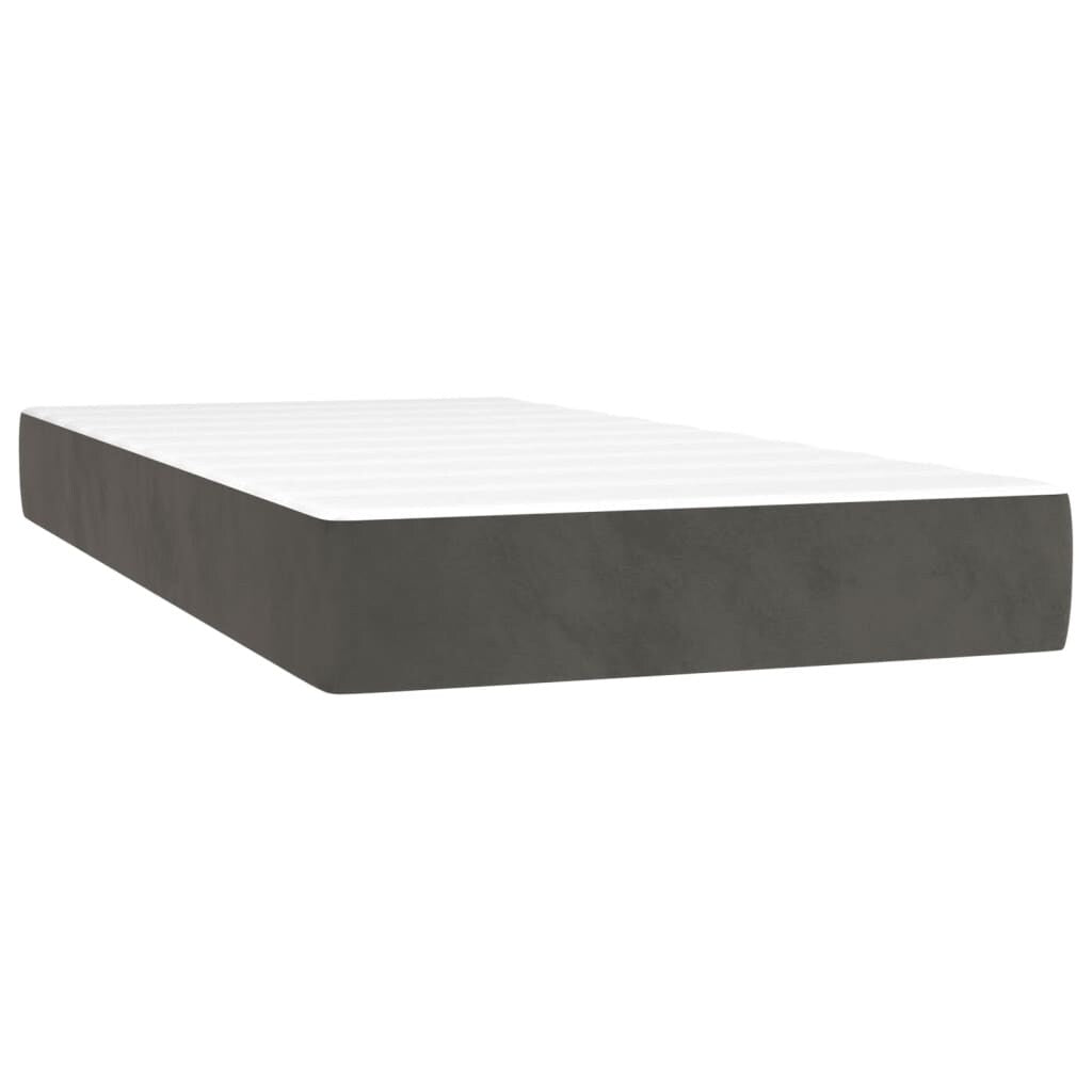 vidaXL Struttura Letto Box Spring Piattaforma Letto con Materasso per Camera da Letto Velluto