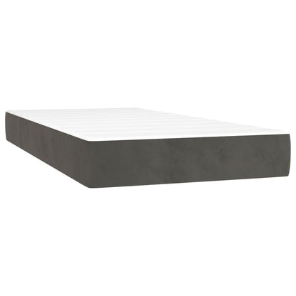 vidaXL Struttura Letto Box Spring Piattaforma Letto con Materasso per Camera da Letto Velluto