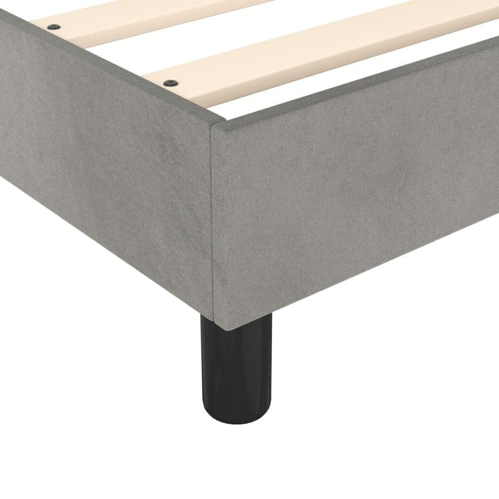 vidaXL Struttura Letto Box Spring Piattaforma Letto con Materasso per Camera da Letto Velluto