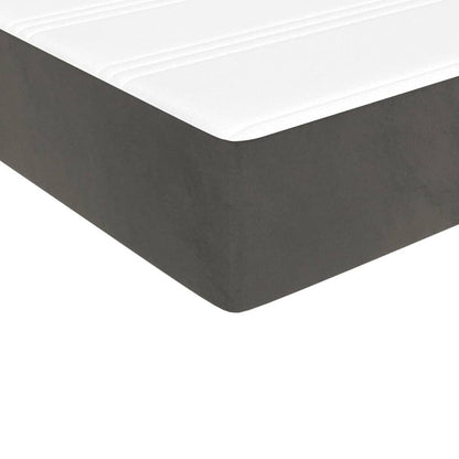 vidaXL Struttura Letto Box Spring Piattaforma Letto con Materasso per Camera da Letto Velluto