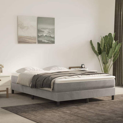 vidaXL Struttura Letto Box Spring Piattaforma Letto con Materasso per Camera da Letto Velluto