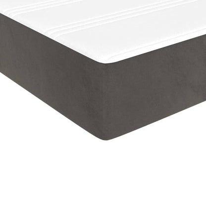 vidaXL Struttura Letto Box Spring Piattaforma Letto con Materasso per Camera da Letto Velluto