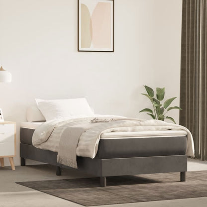 vidaXL Struttura Letto Box Spring Piattaforma Letto con Materasso per Camera da Letto Velluto
