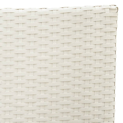 vidaXL Sedie da giardino per tutte le stagioni, sedia da pranzo singola con cuscini in polyrattan