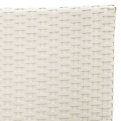 vidaXL Sedie da giardino per tutte le stagioni, sedia da pranzo singola con cuscini in polyrattan