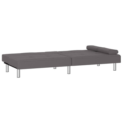 vidaXL Divano Letto Pieghevole con Portabicchieri in Similpelle - 78,7 x 35 x 27,6 cm