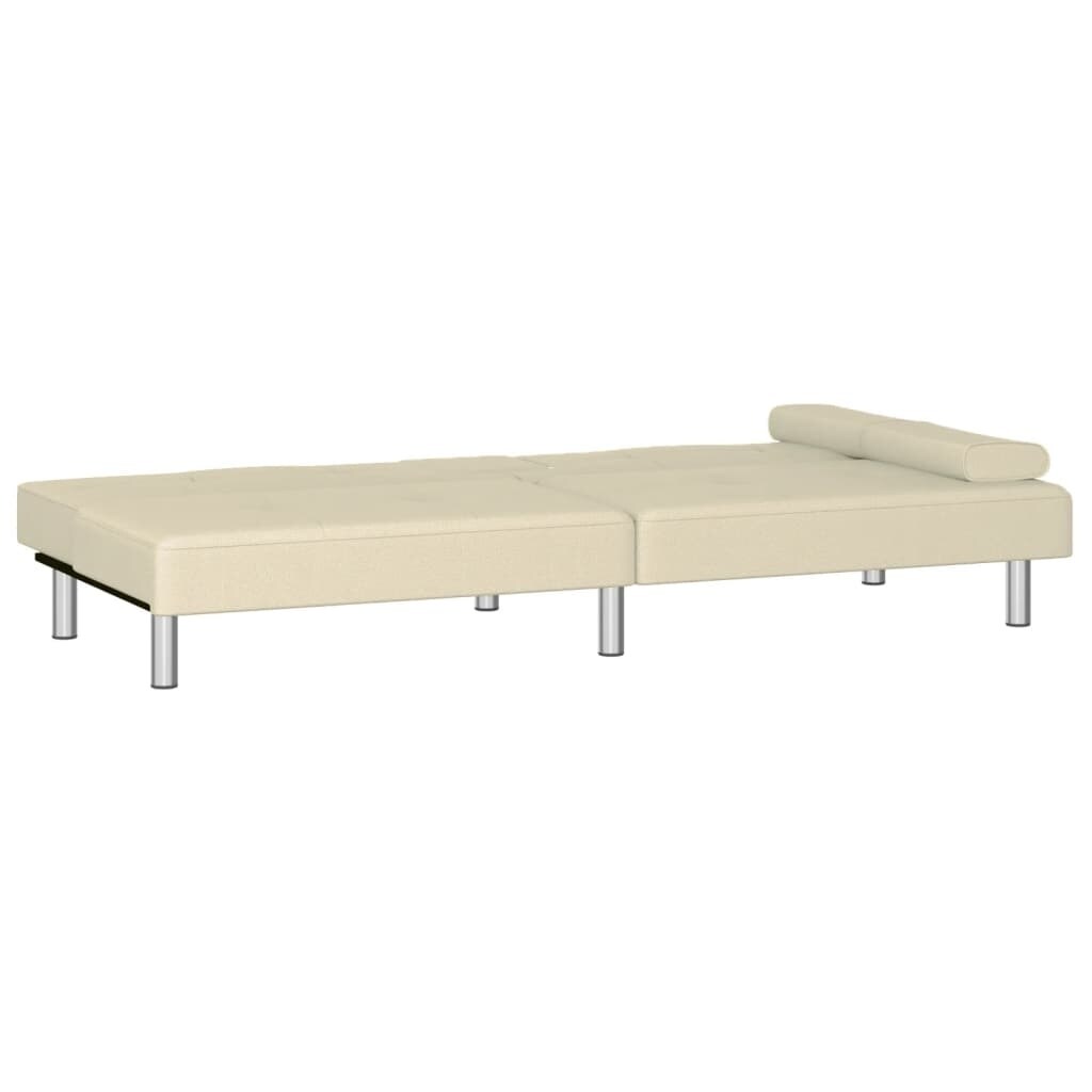 vidaXL Divano Letto Pieghevole con Portabicchieri in Similpelle - 78,7 x 35 x 27,6 cm