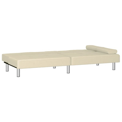 vidaXL Divano Letto Pieghevole con Portabicchieri in Similpelle - 78,7 x 35 x 27,6 cm